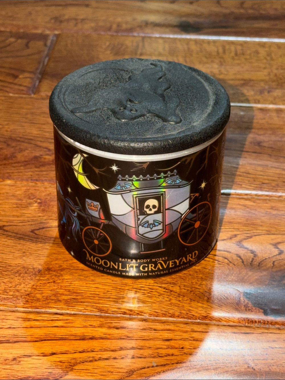 Bath & Body Works Black Moonlit Graveyard Decorative Scented Candle